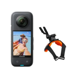 Insta360 One X3 – Waterproof 360 Action Camera + Helmet Chin Mount